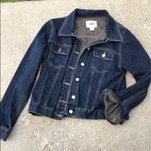 Old Navy denim blue jean jacket size medium